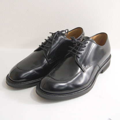 REGAL Black V-Tip Leather Shoes Made in Japan Size 25.5cm