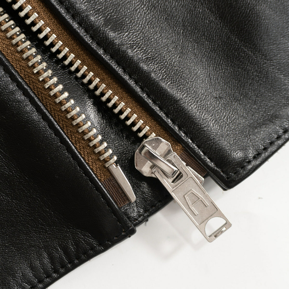 666 Horsehide Side Belt Double Rider Leather Jacket Size 44