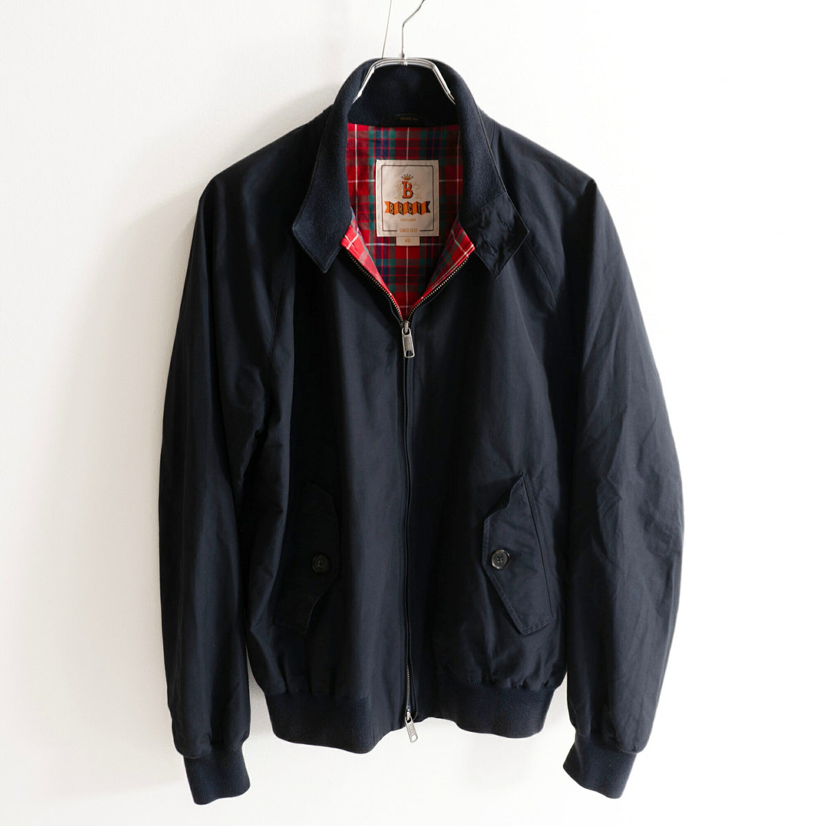 BARACUTA G9 Harrington Swingtop Jacket Dark Navy Size 40