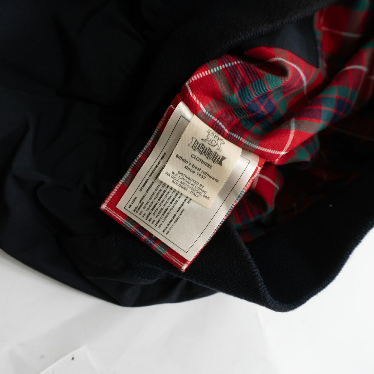 BARACUTA G9 Harrington Swingtop Jacket Dark Navy Size 40