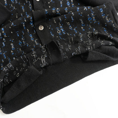 COMME des GARCONS HOMME AD2002 Wool Cardigan Black