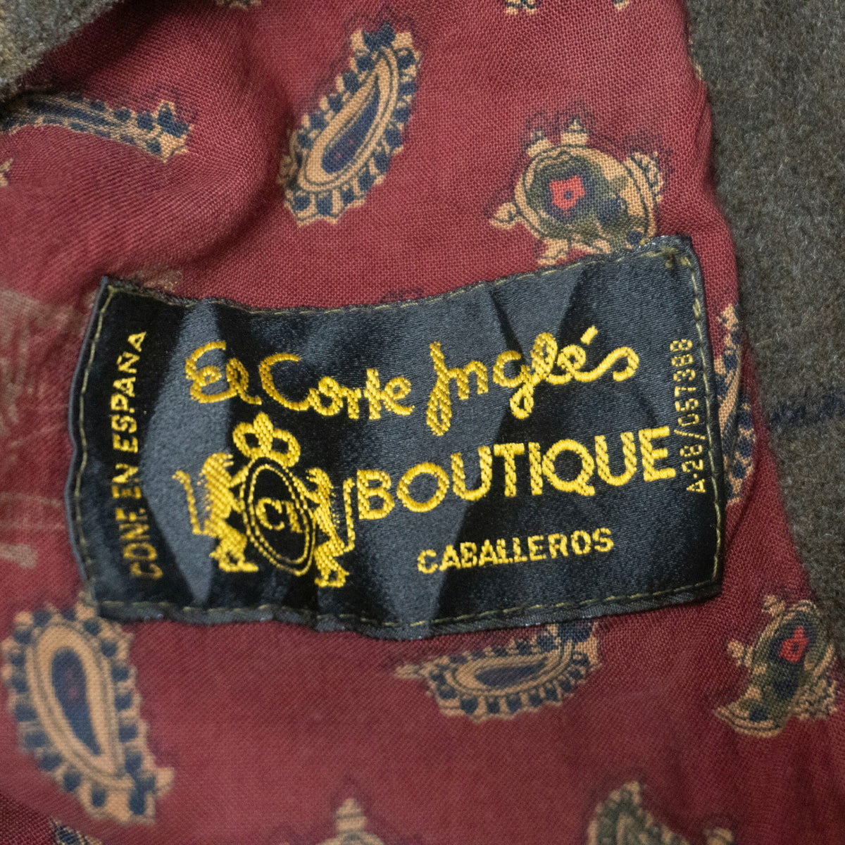 El Corte Ingle's x Burberrys Wool Swing Top Jacket
