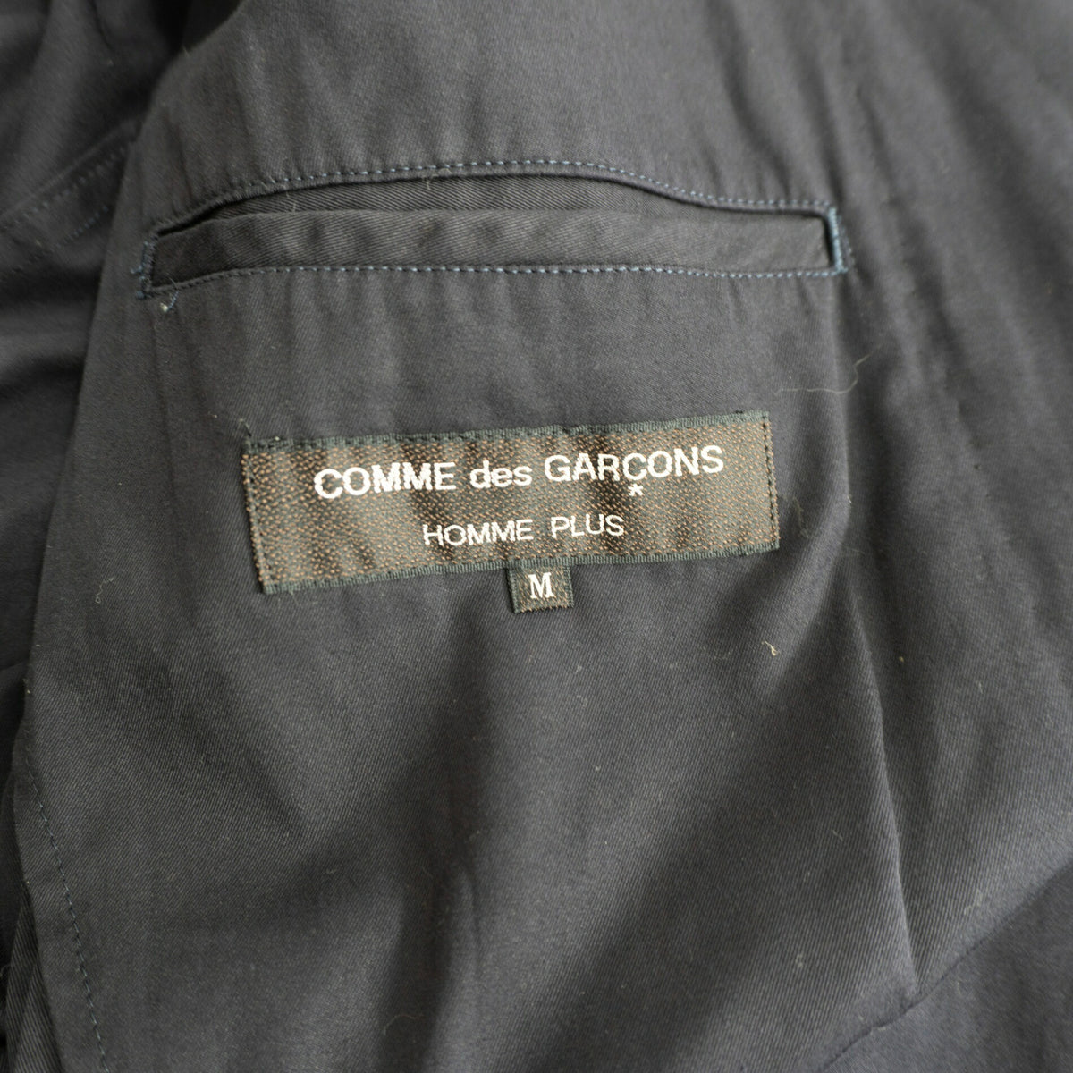 COMME des GARCONS HOMME PLUS 80s Ribbed Cuff Blazer Size M