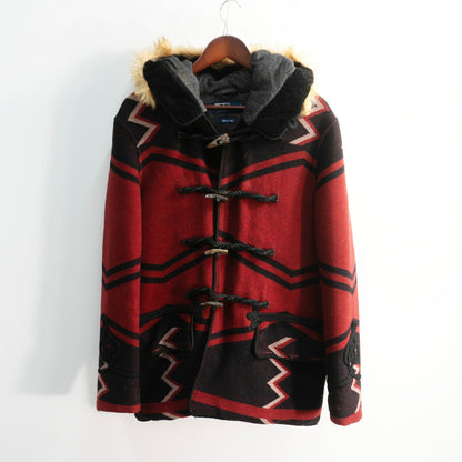 POLO RALPH LAUREN Italian Native Pattern Duffle Coat Size S
