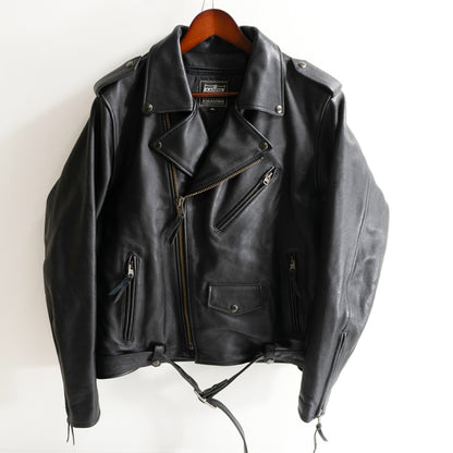 KADOYA Double Riders Leather Jacket Black Size 4L