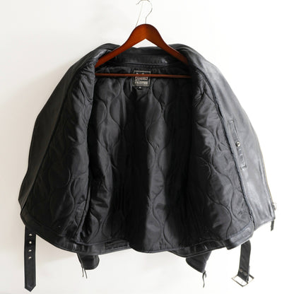 KADOYA Double Riders Leather Jacket Black Size 4L