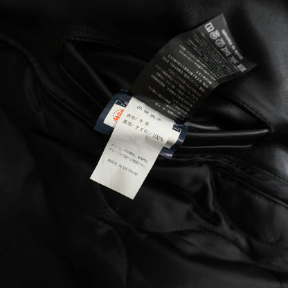 KADOYA Double Riders Leather Jacket Black Size 4L
