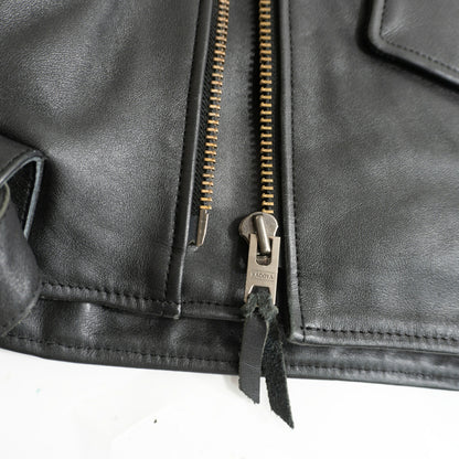 KADOYA Double Riders Leather Jacket Black Size 4L