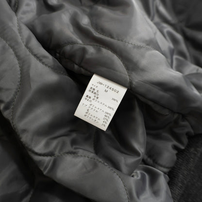 VAN JAC Leather Sleeve Jacket Size M