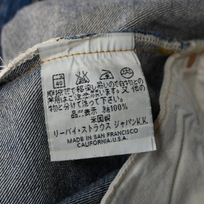 LEVI'S Valencia 501XX Big E Denim Jeans Size 32×36