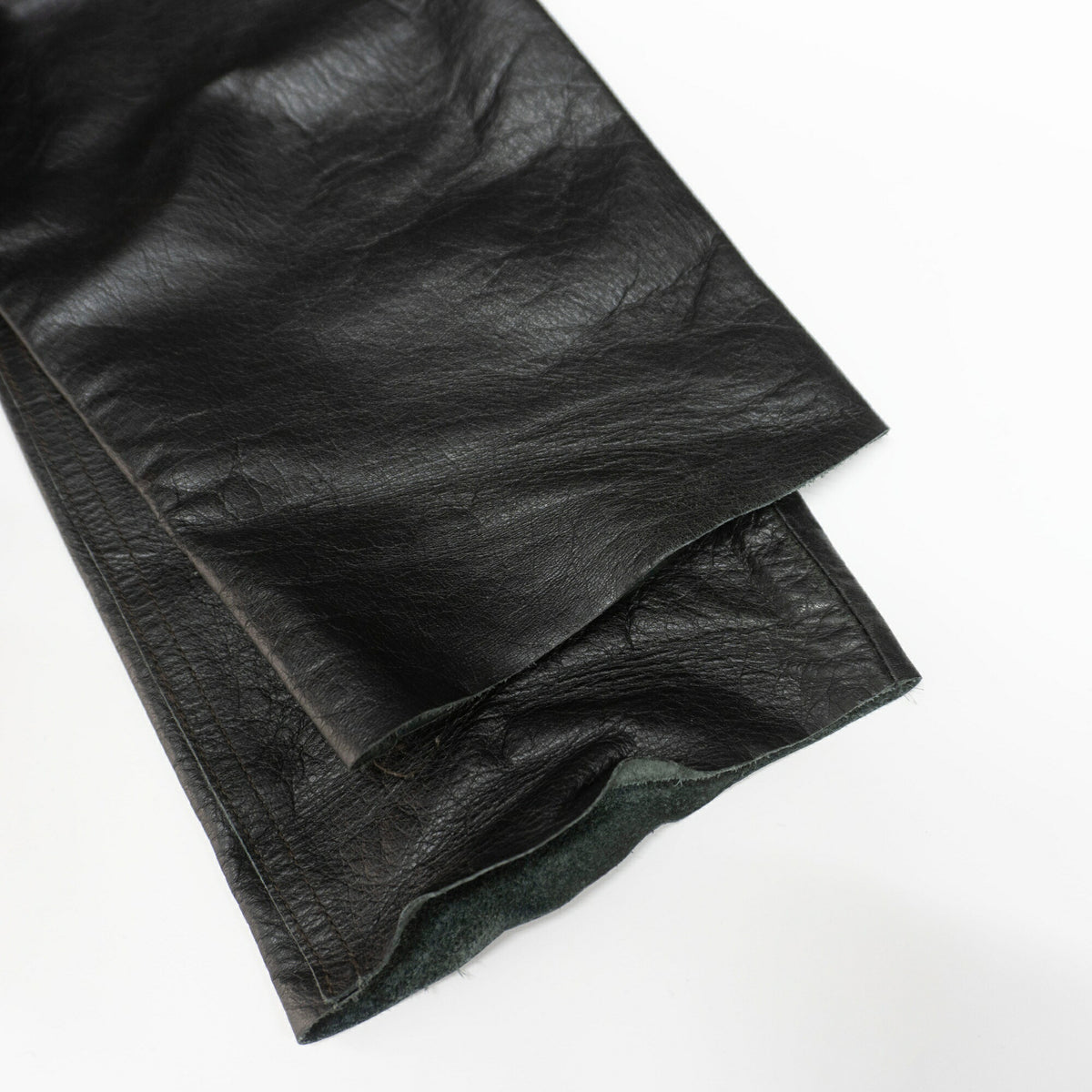 SCHOTT Black Leather Pants Size M