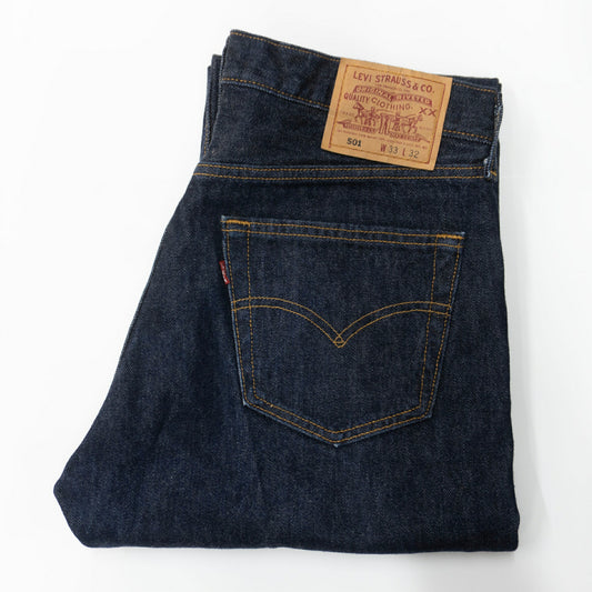 LEVI'S 90s USA Made 501 Dark Wash Jeans Size 33×32