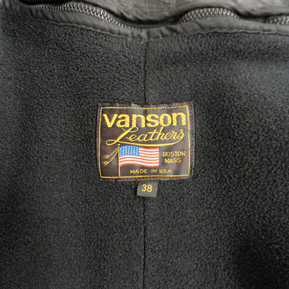 VANSON Model B Competition Weight Leather Jacket Size 38