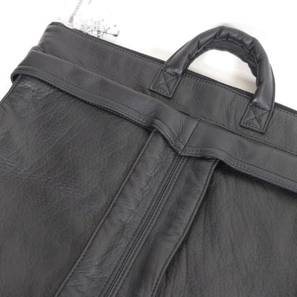 SOPHNET. 26SS Deerskin Leather Helmet Bag Black Size FREE