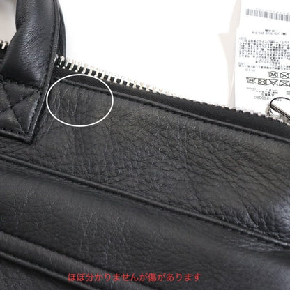 SOPHNET. 26SS Deerskin Leather Helmet Bag Black Size FREE
