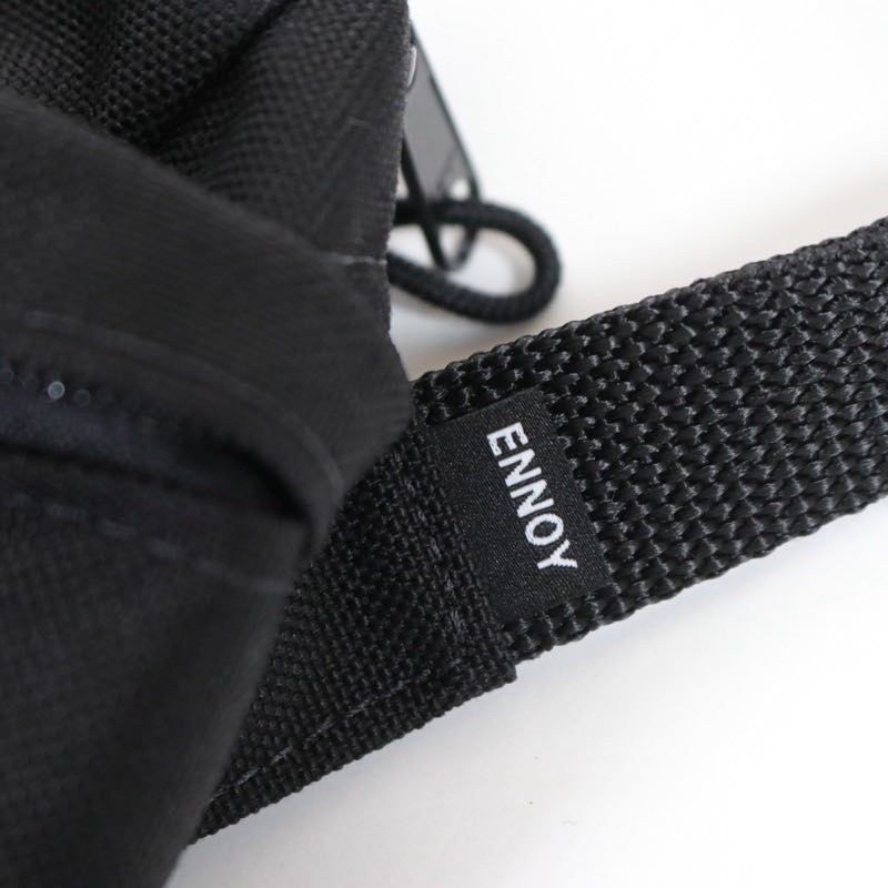 Ennoy 25SS Cordura Nylon Waist Bag Black Size ONE