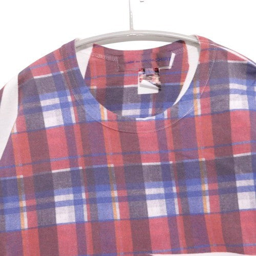 COMME des GARCONS SHIRT 25SS Tartan Print T-Shirt Size L