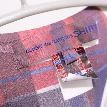 COMME des GARCONS SHIRT 25SS Tartan Print T-Shirt Size L