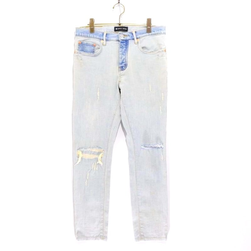 PURPLE BRAND P001 Inside-Out Effect Jeans Blue Size 30