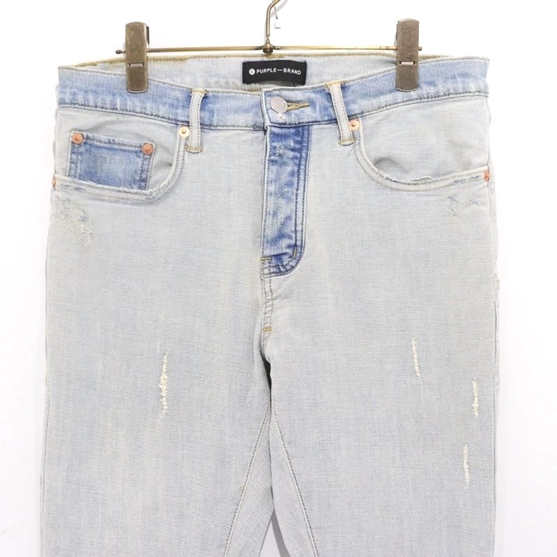 PURPLE BRAND P001 Inside-Out Effect Jeans Blue Size 30