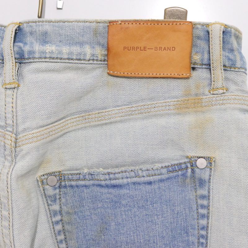 PURPLE BRAND P001 Inside-Out Effect Jeans Blue Size 30