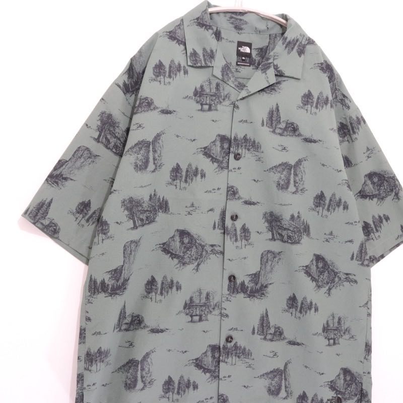 THE NORTH FACE 25SS Aloha Vent Shirt Green Size XL