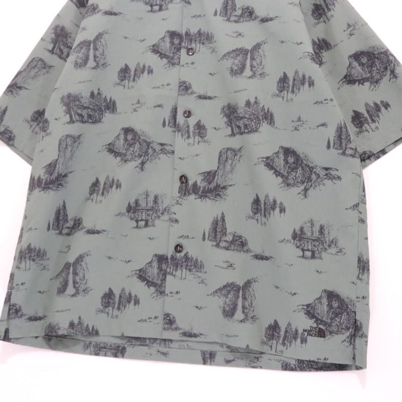 THE NORTH FACE 25SS Aloha Vent Shirt Green Size XL