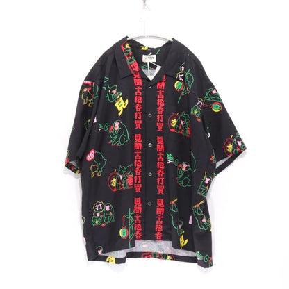 Eanbe 26SS TUITACI Monkey Print Aloha Shirt Black Size 3