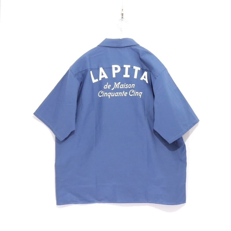 La Pita de maison cinquante cinq Staff Shirt Blue Size L