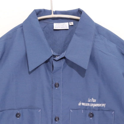 La Pita de maison cinquante cinq Staff Shirt Blue Size L
