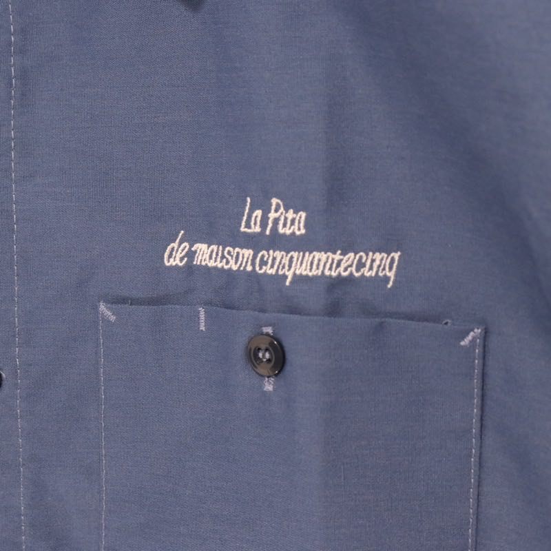 La Pita de maison cinquante cinq Staff Shirt Blue Size L
