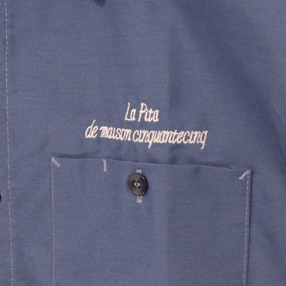 La Pita de maison cinquante cinq Staff Shirt Blue Size L