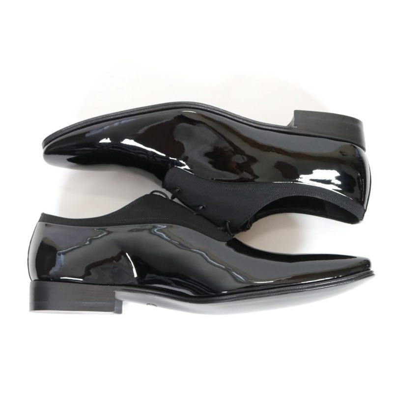 Dior HOMME Vernis Ottoman Patent Shoes Black Size 27.0cm