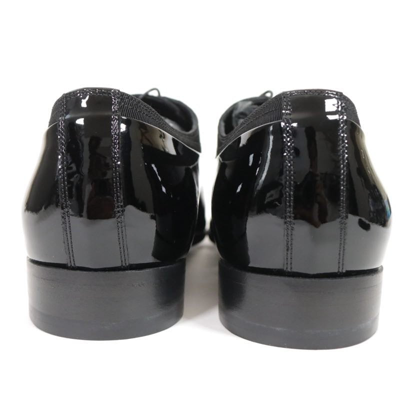 Dior HOMME Vernis Ottoman Patent Shoes Black Size 27.0cm