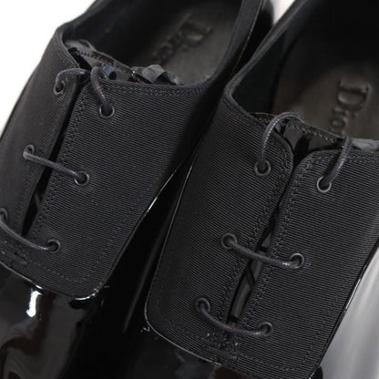 Dior HOMME Vernis Ottoman Patent Shoes Black Size 27.0cm
