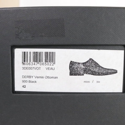 Dior HOMME Vernis Ottoman Patent Shoes Black Size 27.0cm