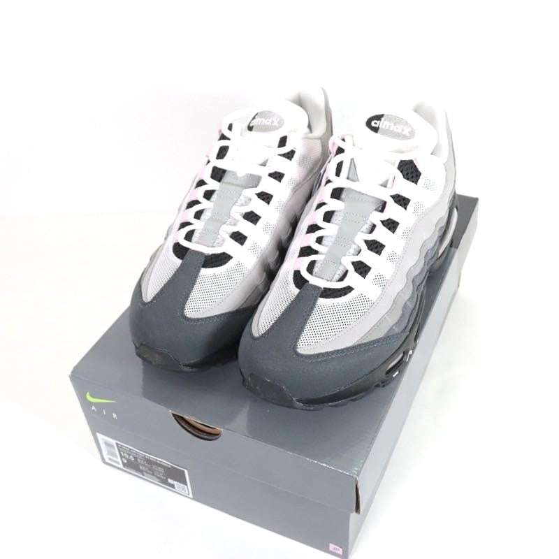 NIKE W AIR MAX 95 OG Pink Foam Sneakers Gray Size 27.0CM