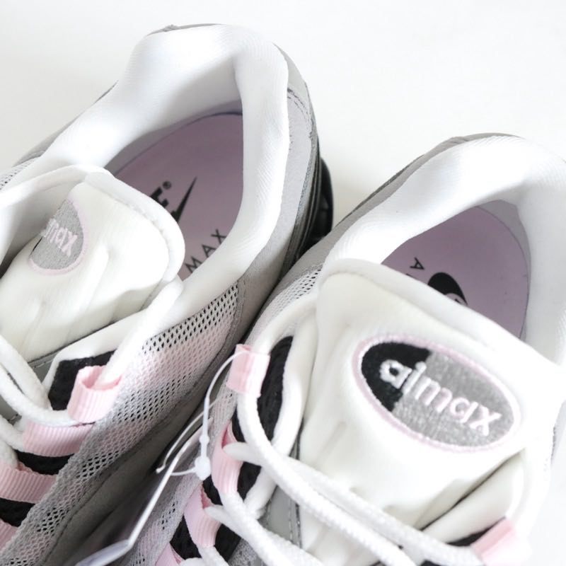 NIKE W AIR MAX 95 OG Pink Foam Sneakers Gray Size 27.0CM