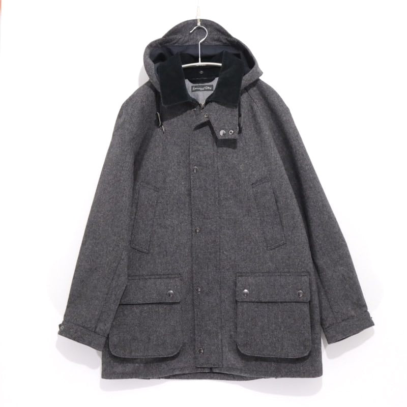 International Gallery BEAMS Hooded Hunting Coat Gray Size XL