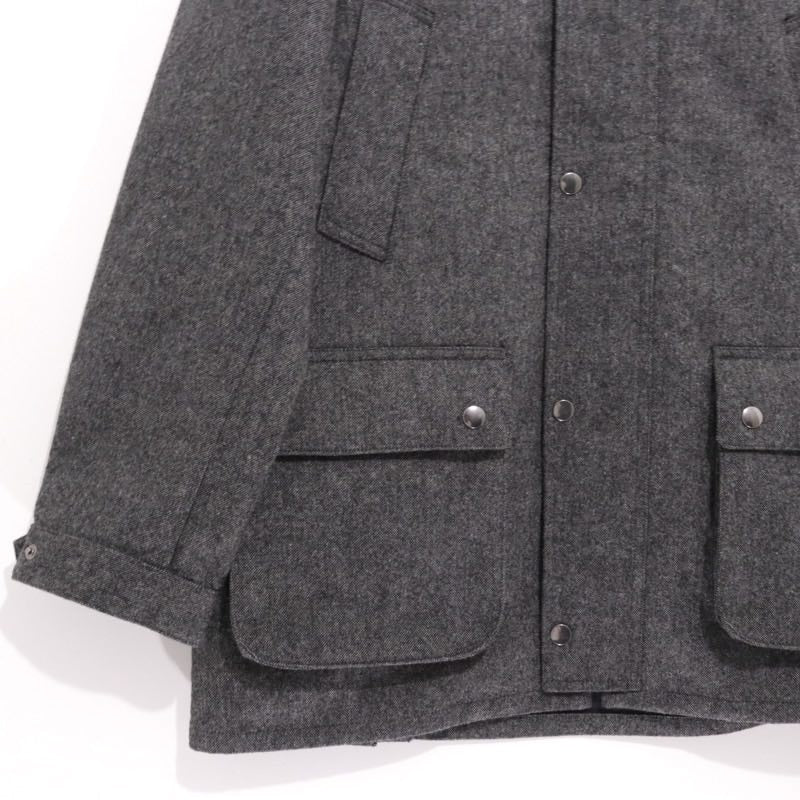 International Gallery BEAMS Hooded Hunting Coat Gray Size XL