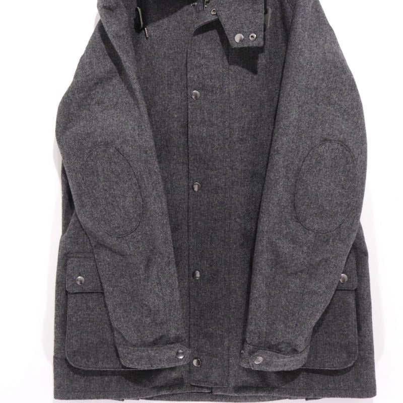 International Gallery BEAMS Hooded Hunting Coat Gray Size XL