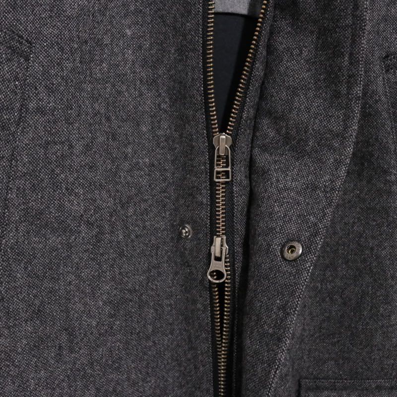 International Gallery BEAMS Hooded Hunting Coat Gray Size XL