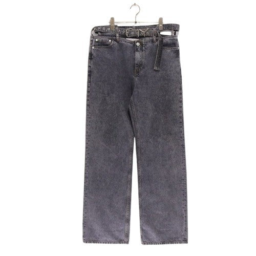 Y/Project Waistbandless Y Belt Black Denim Jeans Size 29