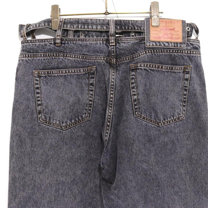 Y/Project Waistbandless Y Belt Black Denim Jeans Size 29