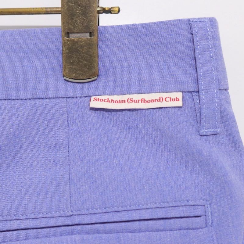 Stockholm Surfboard Club SUNE Light Blue Trousers Size 48