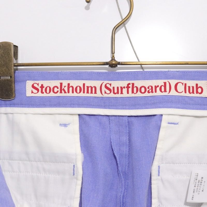 Stockholm Surfboard Club SUNE Light Blue Trousers Size 48