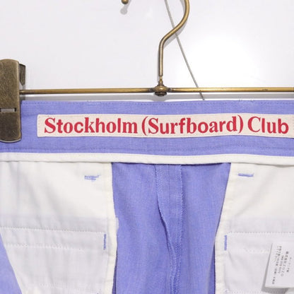 Stockholm Surfboard Club SUNE Light Blue Trousers Size 48
