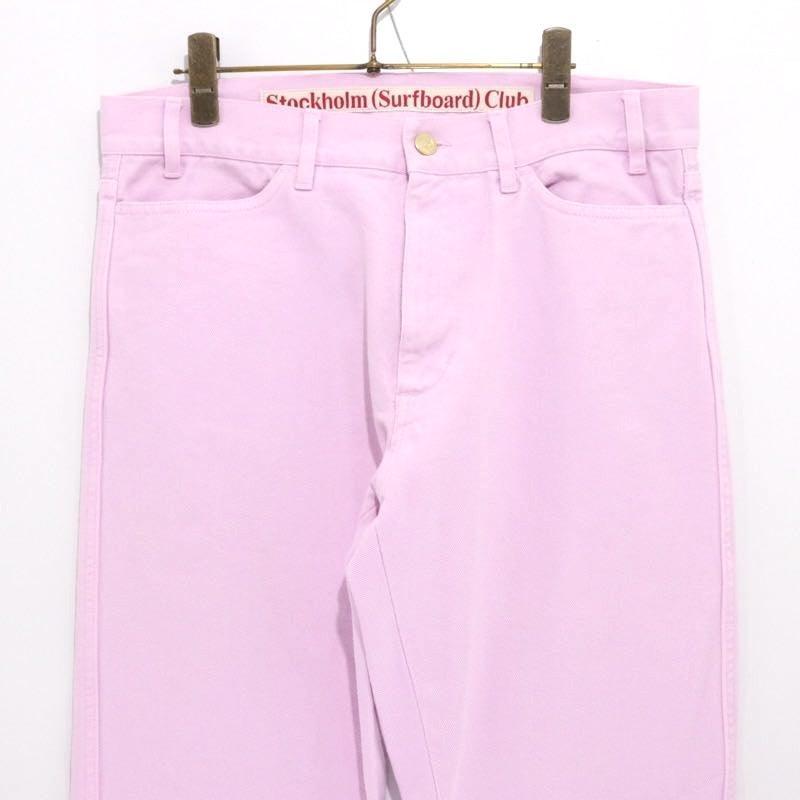 Stockholm Surfboard Club Fog trouser Pink Boots Size EU 48