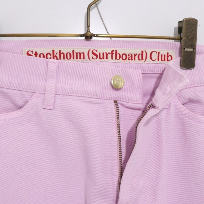 Stockholm Surfboard Club Fog trouser Pink Boots Size EU 48