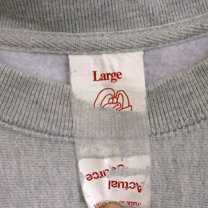 ACTUAL SOURCE 21AW Book Makers Sweatshirt Gray Size L